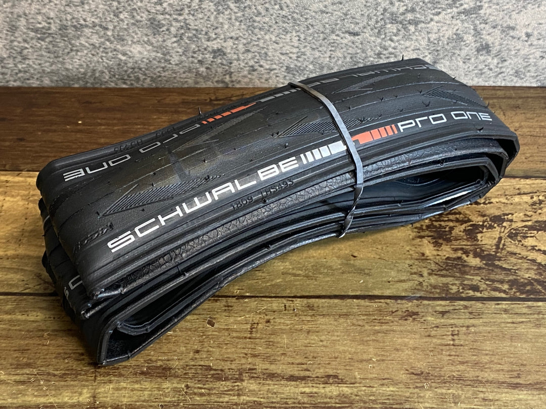 JT729 シュワルベ SCHWALBE PRO ONE TUBELESS EASY チューブレスタイヤ 700x25C 黒 未使用