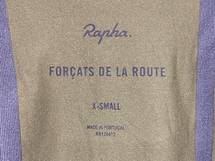 JE251 ラファ Rapha PRO TEAM TRAINING JERSEY 半袖 サイクルジャージ ダークグリーン XS