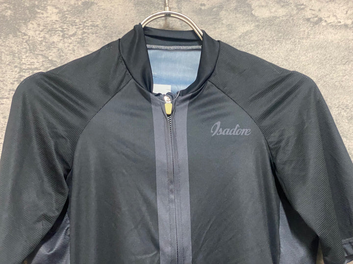 JN504 イザドア Isadore 半袖 サイクルジャージ 黒 ※サイズ不明、タグカット