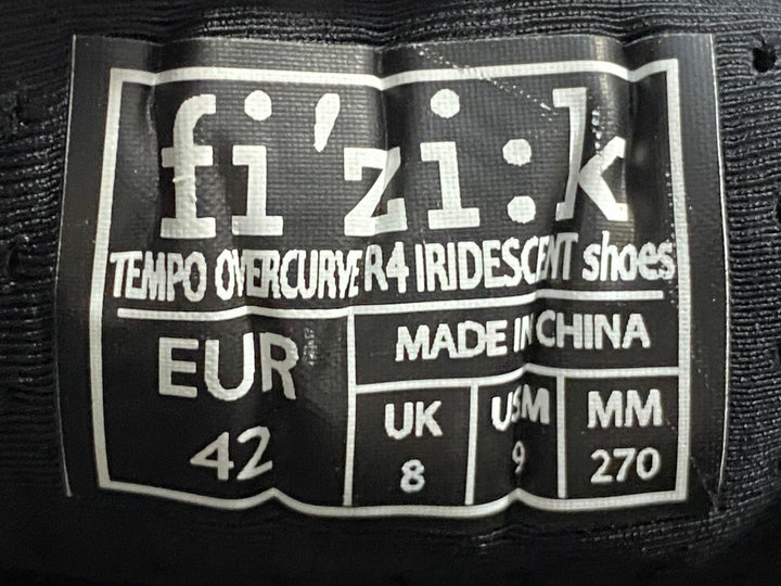 KK390 フィジーク fizik TEMPO OVERCURVE R4 SHOES IRIDESCENT ビンディングシューズ 3穴 EU42