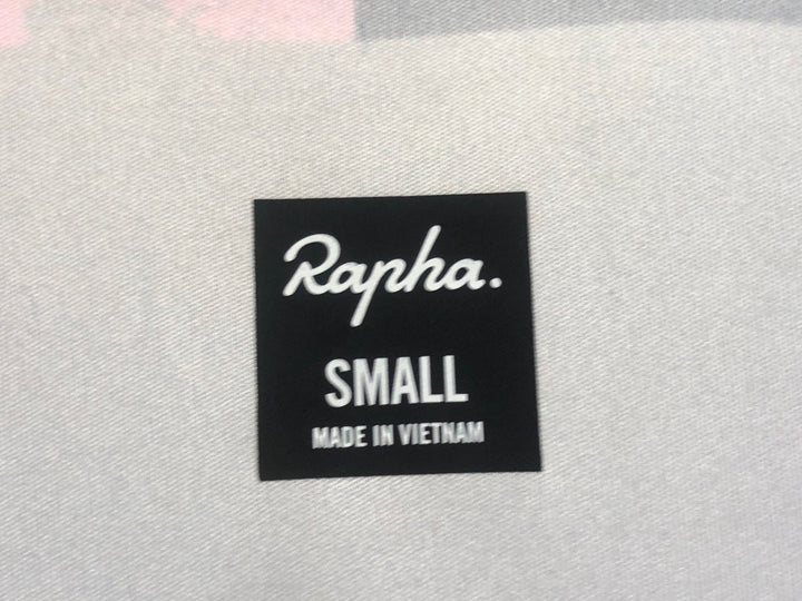 KM231 ラファ Rapha SUPER LIGHTWEIGHT JERSEY 半袖 サイクルジャージ 黒ピンク S ほつれ