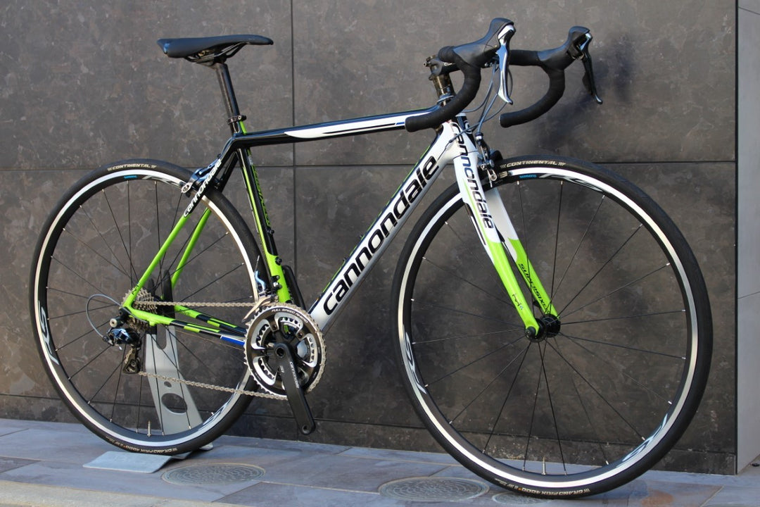 キャノンデール CANNONDALE スーパーシックス エボ SUPERSIX EVO HI-MOD 2014 50サイズ シマノ デュラエース 9000 Mix 11S カーボン ロードバイク 【福岡店】