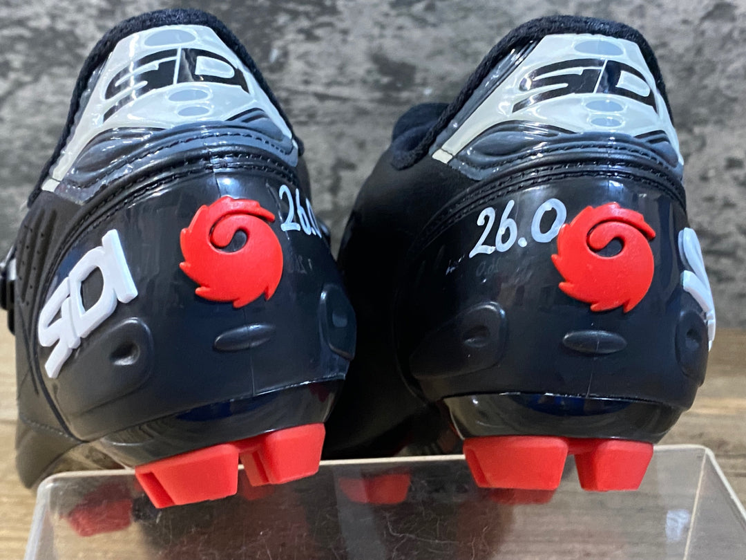 KG383 シディ SIDI TRACE MTB ビンディングシューズ 黒 SPD EU42 ※ペン字あり
