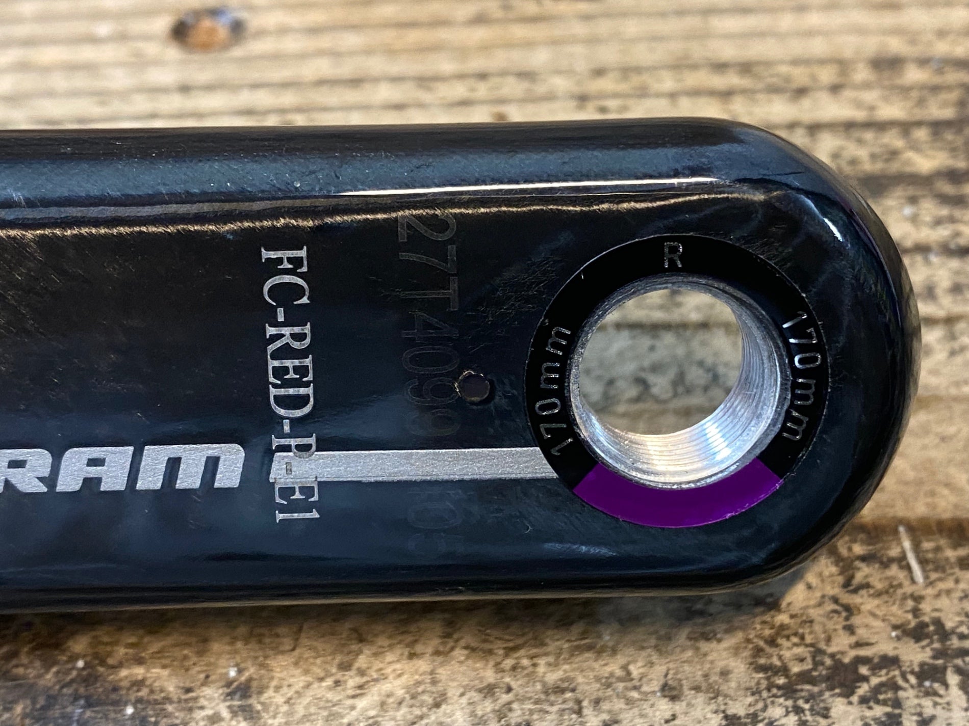 JG537 スラム SRAM RED AXS E1 FC-RED-P-E1 クランクアーム 170mm