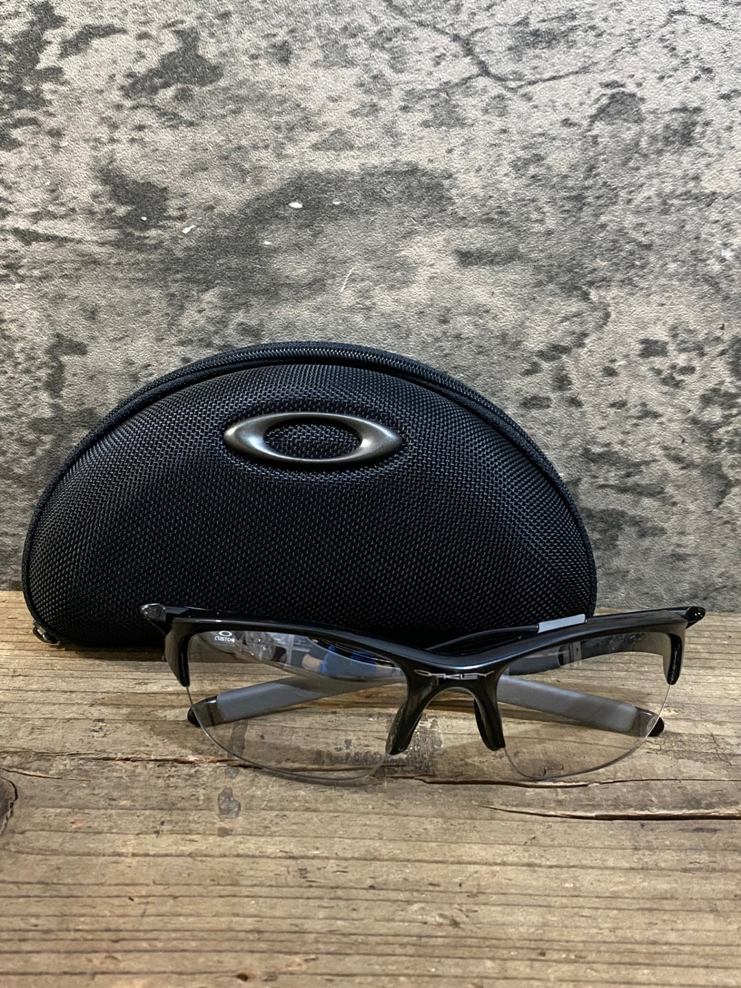 KK044 オークリー OAKLEY ハーフジャケット HALF JACKET アイウェア サングラス 黒 クリアレンズ