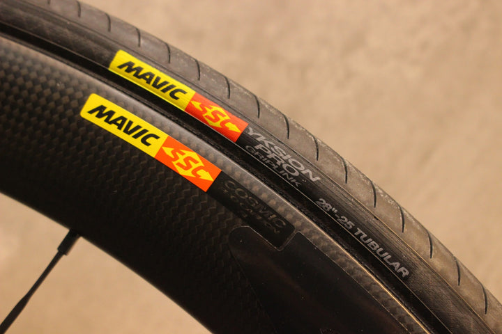 未使用品 マヴィック MAVIC コスミック COSMIC PRO CARBON SL DISC カーボン チューブラー ホイールセット シマノ 11S/12S 【名古屋店】