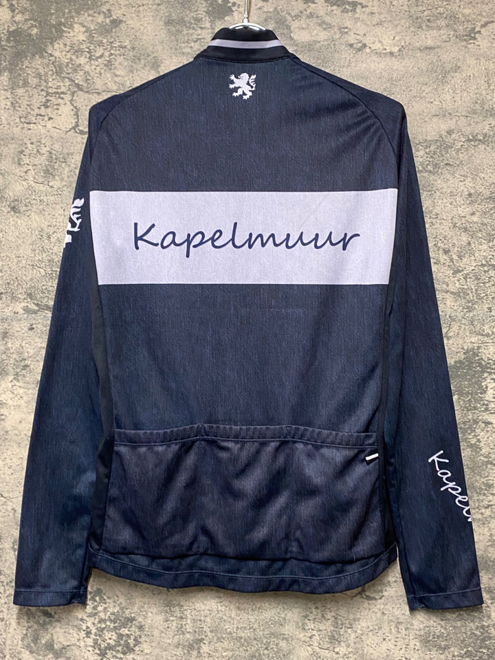 KI949 カペルミュール kapelmuur 長袖 サイクルジャージ 紺 M
