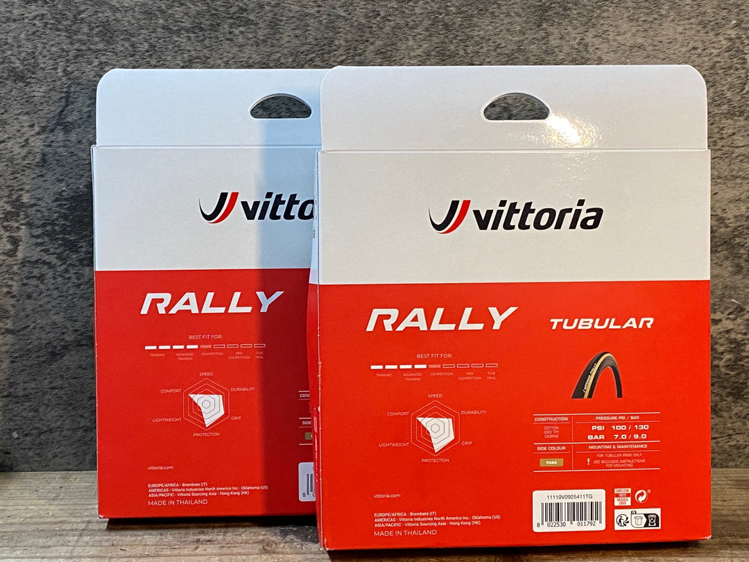 JN837 ヴィットリア vittoria ラリー RALLY TUBULAR チューブラータイヤ 25-28" 2本セット