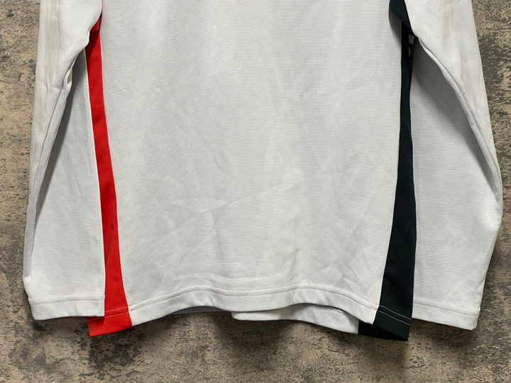 KN792 ルコックスポルティフ le coq sportif 長袖 サイクルジャージ グレー L