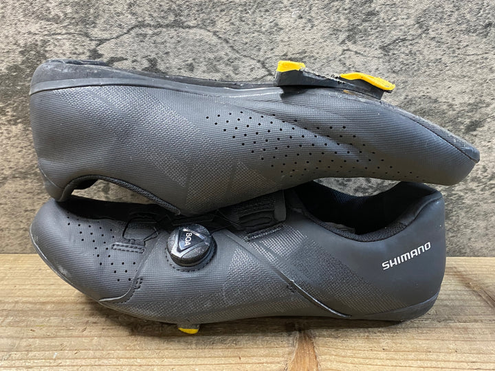 JZ732 シマノ SHIMANO RC3 SH-RC300M ビンディングシューズ 黒 EU44 3穴