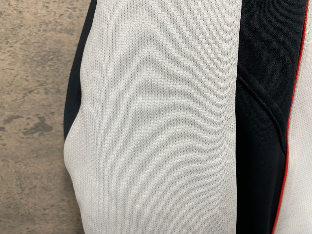 JG307 パールイズミ PEARL iZUMi 長袖 サイクルジャケット 白 黒 M 裏起毛
