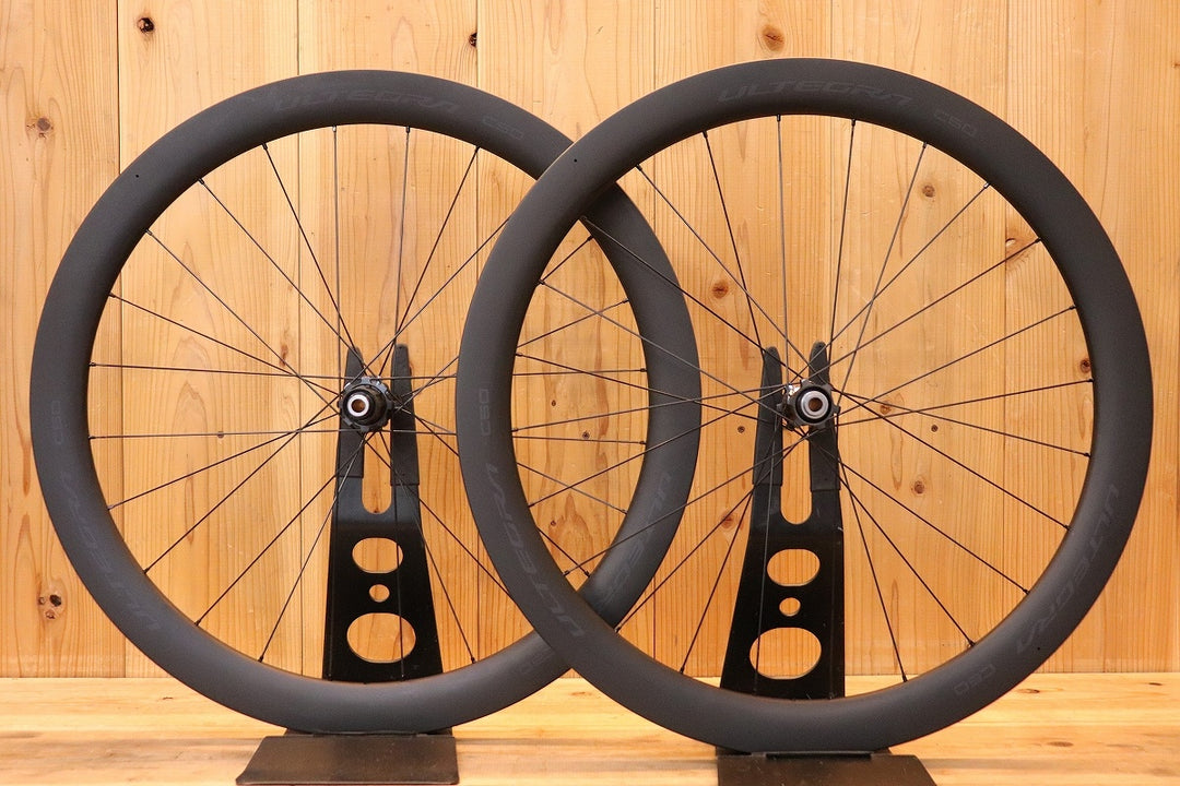 シマノ SHIMANO アルテグラ ULTEGRA WH-R8170 C50 TL カーボン チューブレスレディ  ホイールセット シマノ 11/12S 【芦屋店】