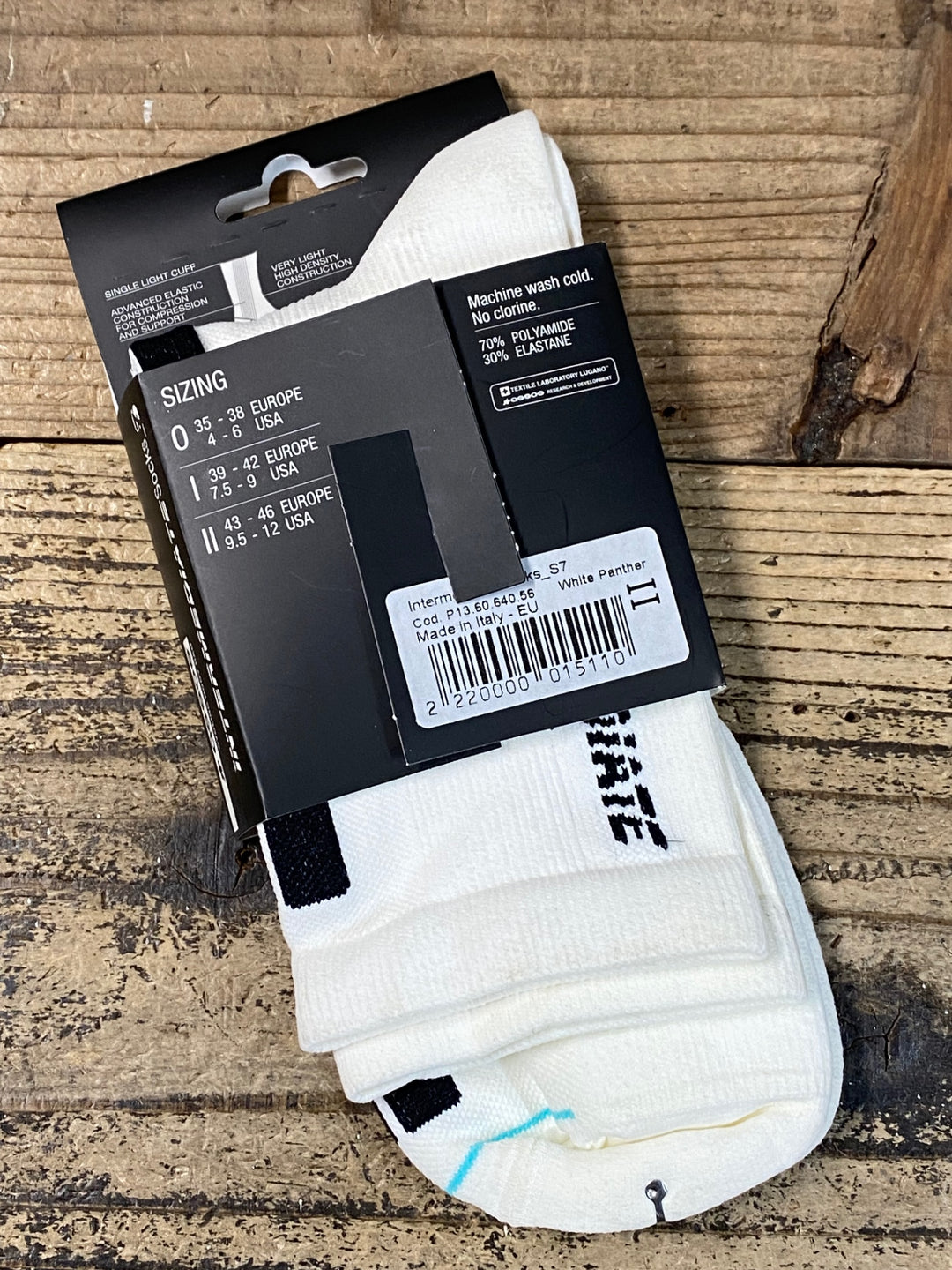 JQ158 アソス assos INTERMEDIATE Socks S7 サイクルソックス 白 2