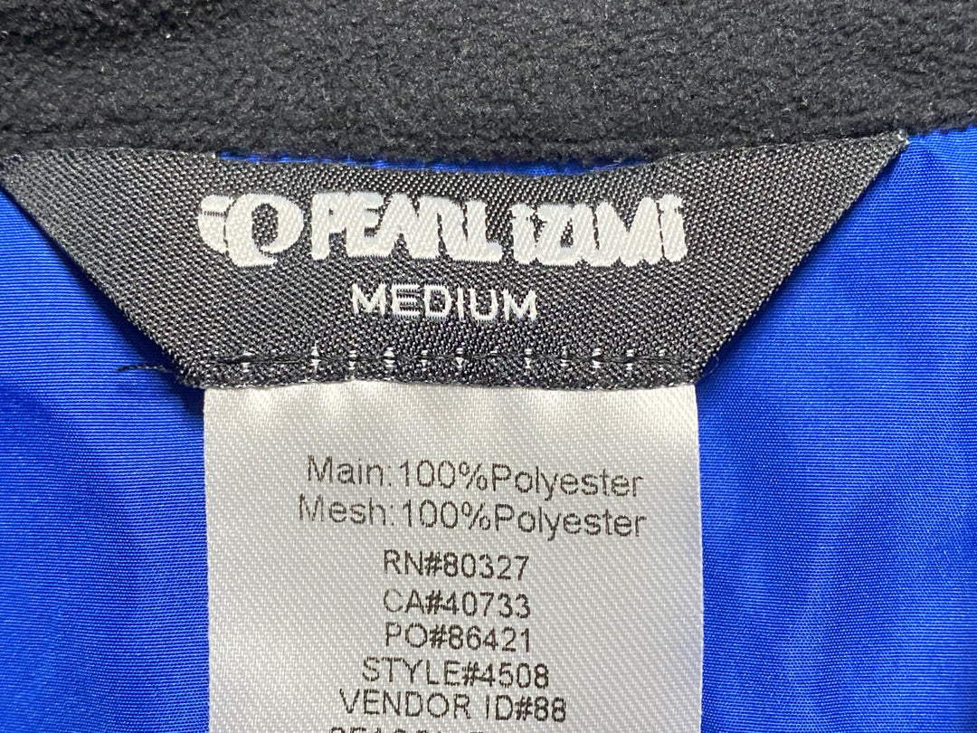 KK059 パールイズミ PEARL iZUMi ジレ サイクルベスト 青 M