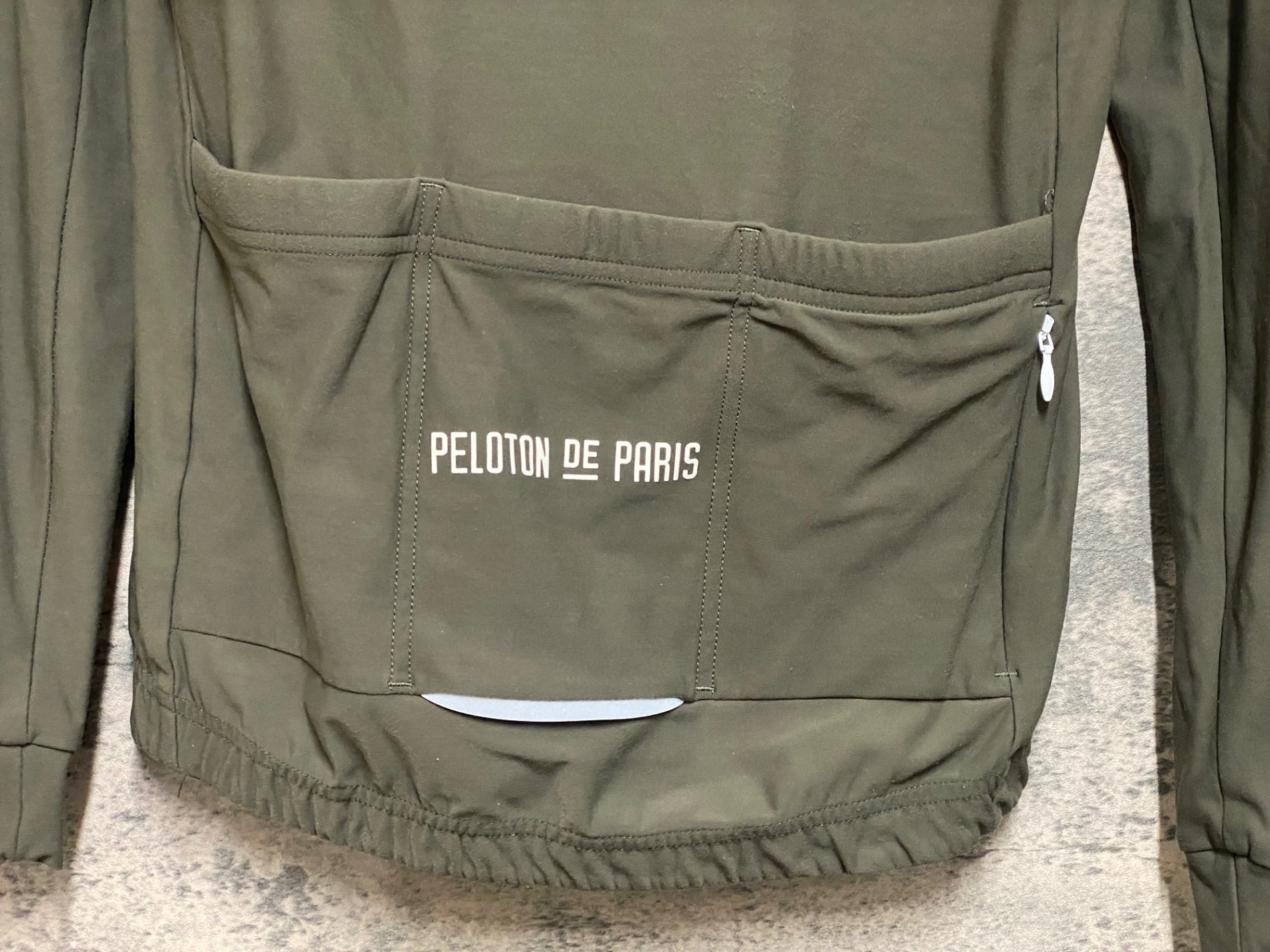 JN476 プロトンドパリ PELOTON DE PARIS 長袖 サイクルジャージ カーキ