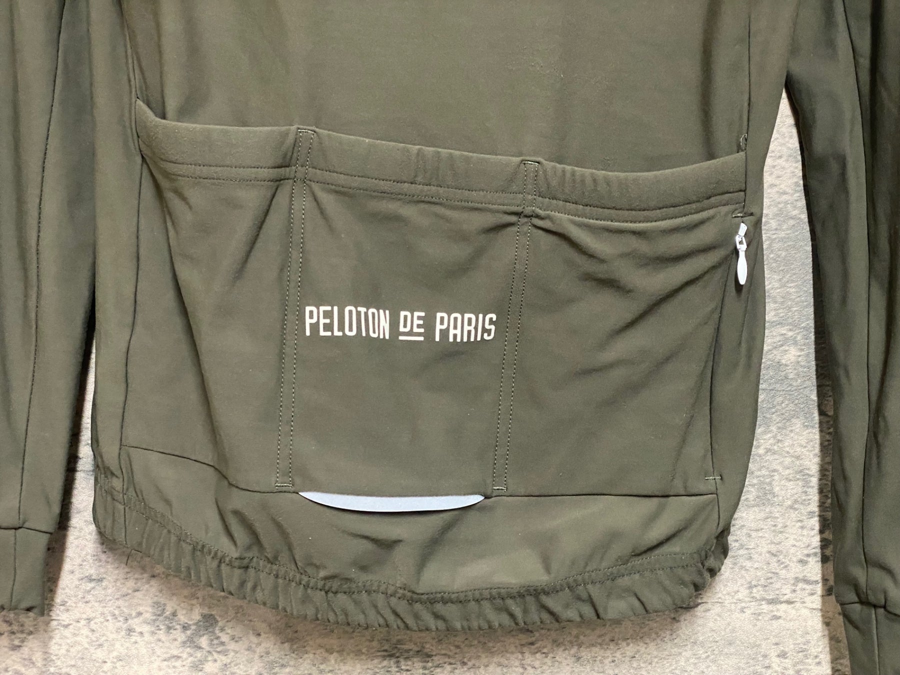 JN476 プロトンドパリ PELOTON DE PARIS 長袖 サイクルジャージ カーキ