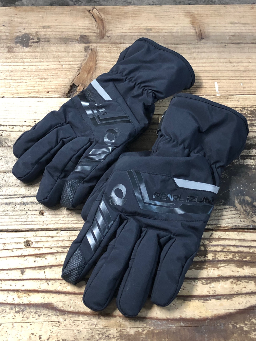 KJ042 パールイズミ PEARL iZUMi 長指 ウィンターグローブ 黒 M
