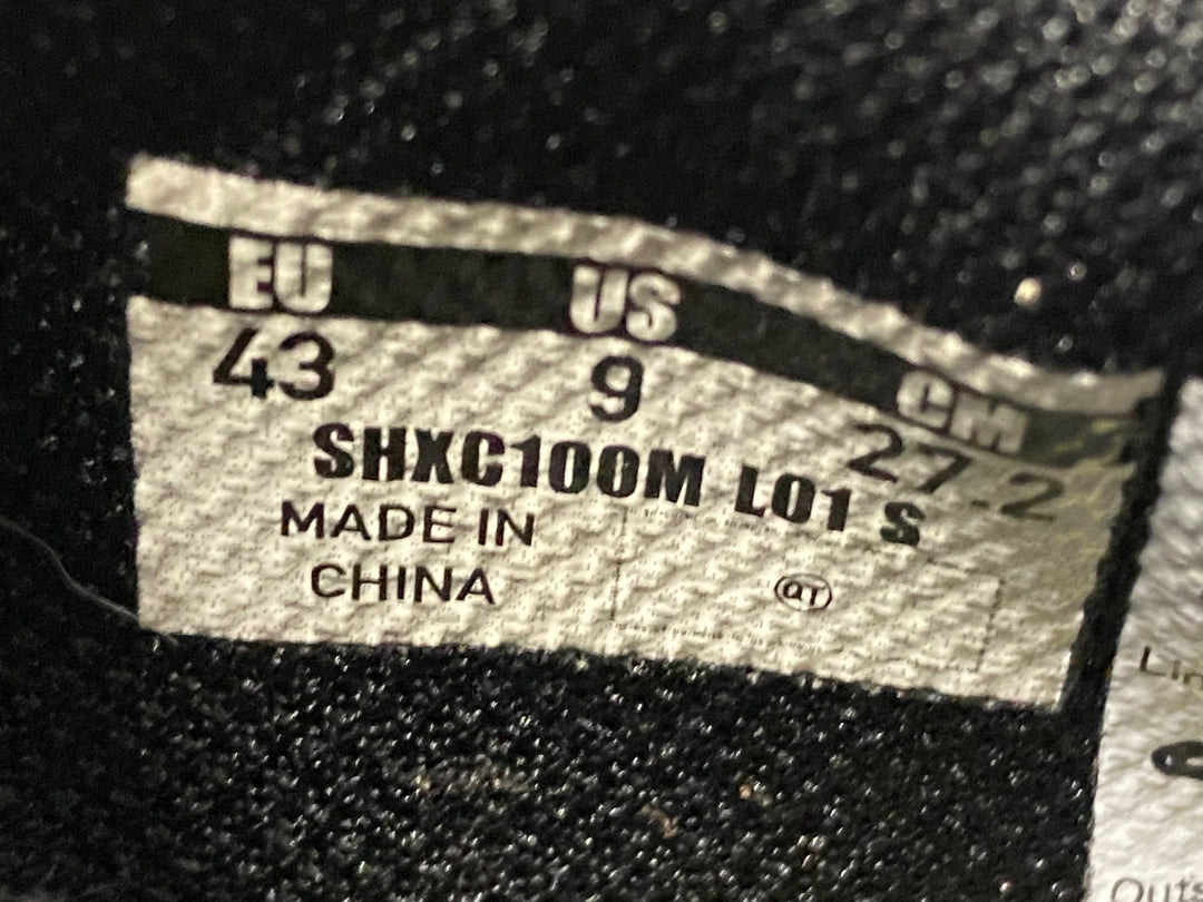 KH014 シマノ SHIMANO XC1 SHXC100M ビンディングシューズ 2穴 黒 EU43