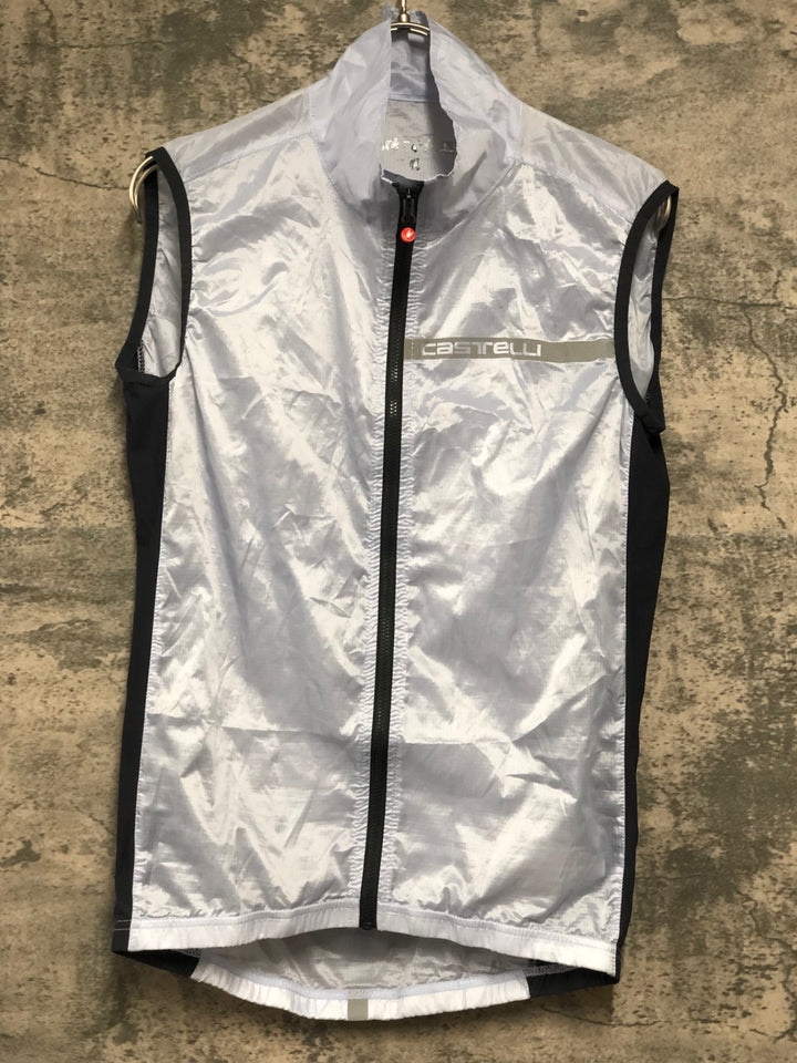 KD887 カステリ CASTELLI スクアドラ SQUADRA STRETCH VEST ジレ サイクルベスト グレー  S