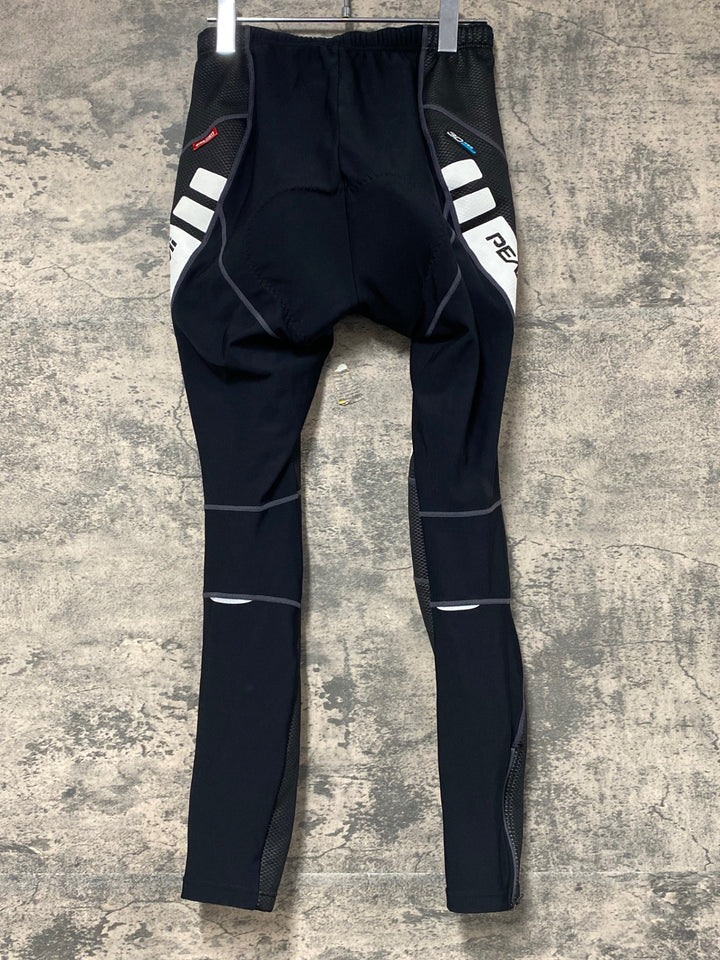 KG987 パールイズミ PEARL iZUMi レーサータイツ 黒 白 L 裏起毛 WINDBREAK