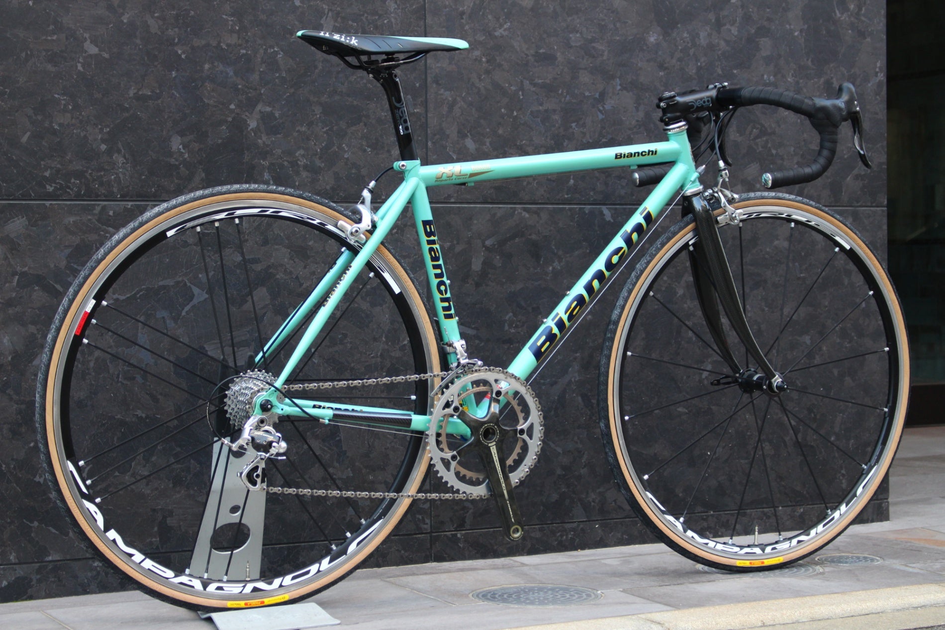 ビアンキロードバイク50 ビアンキ BIANCHI BORON XL 2001 カンパニョーロ レコード 10S MIX