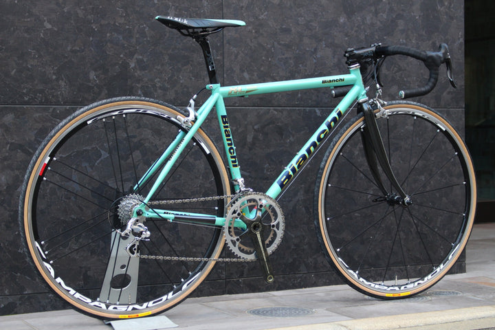 ビアンキ BIANCHI BORON XL 2001 カンパニョーロ レコード 10S MIX クロモリ ロードバイク EURUS 【福岡店】