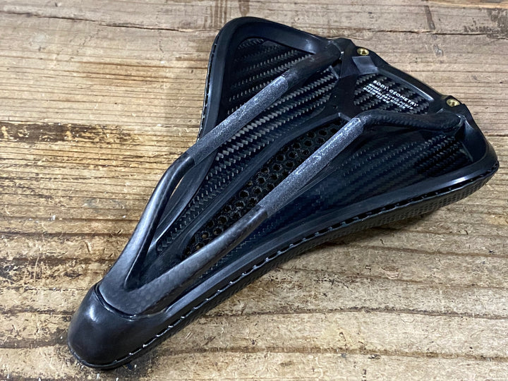 KE168 スペシャライズド SPECIALIZED S-WORKS POWER MIRROR サドル 黒 155mm カーボンレール ※先端部繊維切れのためジャンク