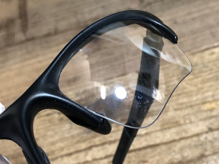 KB203 オークリー OAKLEY HALF JACKET サングラス アイウェア 黒 レンズ付属 ※レンズ小傷 イヤーソックス加工