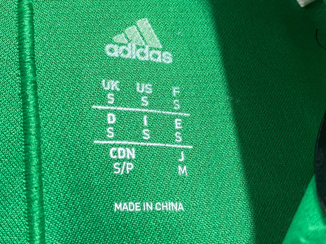 JS582 アディダス adidas 半袖 サイクルジャージ 緑 M