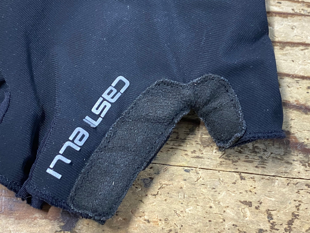 KE212 カステリ CASTELLI 指切 サイクルグローブ 黒 M