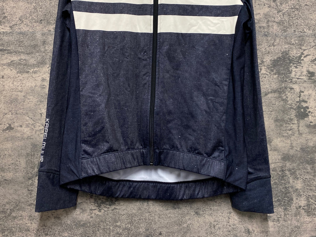 JV506 カペルミュール KAPELMUUR 長袖 サイクルジャケット デニムデザイン L 裏起毛