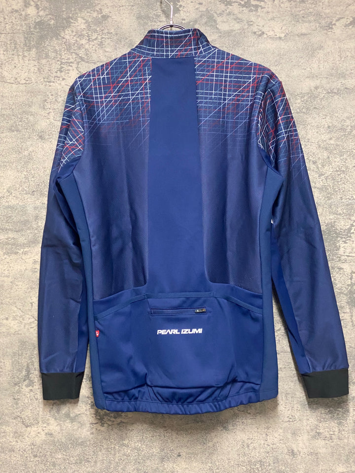 JZ249 パールイズミ PEARL iZUMi 長袖 サイクルジャケット ネイビー L 裏起毛