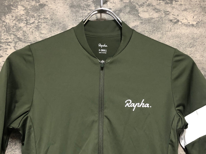 KM148 ラファ Rapha WOMEN'S CORE JERSEY 半袖 サイクルジャージ カーキ XS