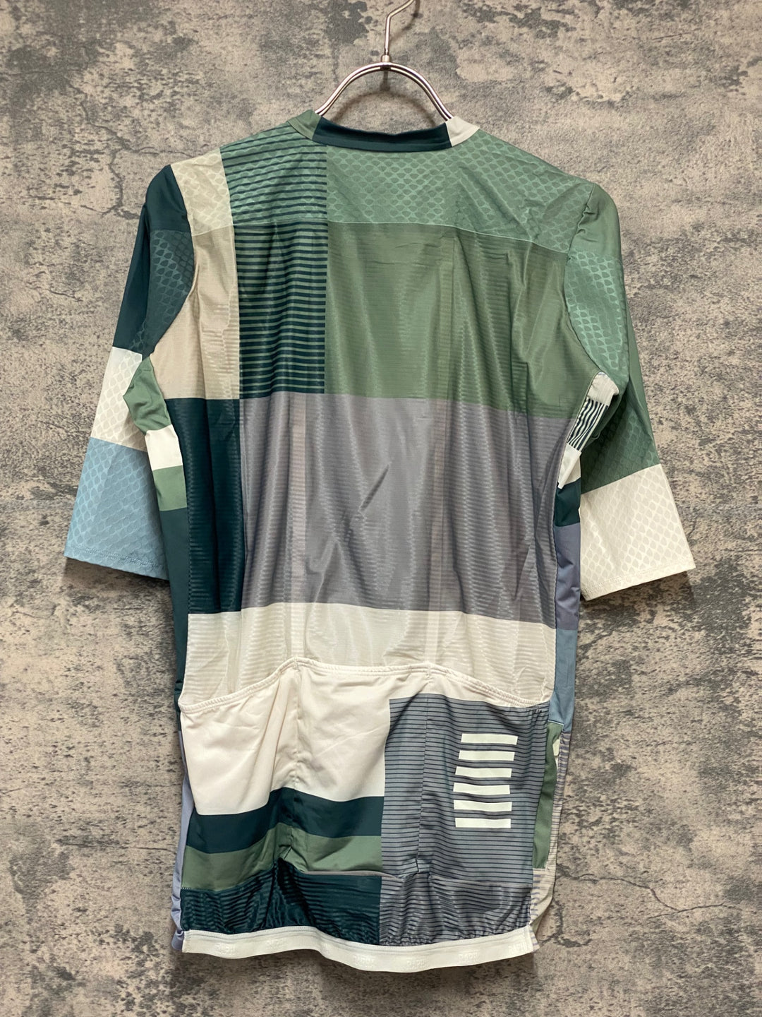 KL111 ラファ Rapha PRO TEAM AERO JERSEY TIME 半袖 サイクルジャージ 緑 白 XL
