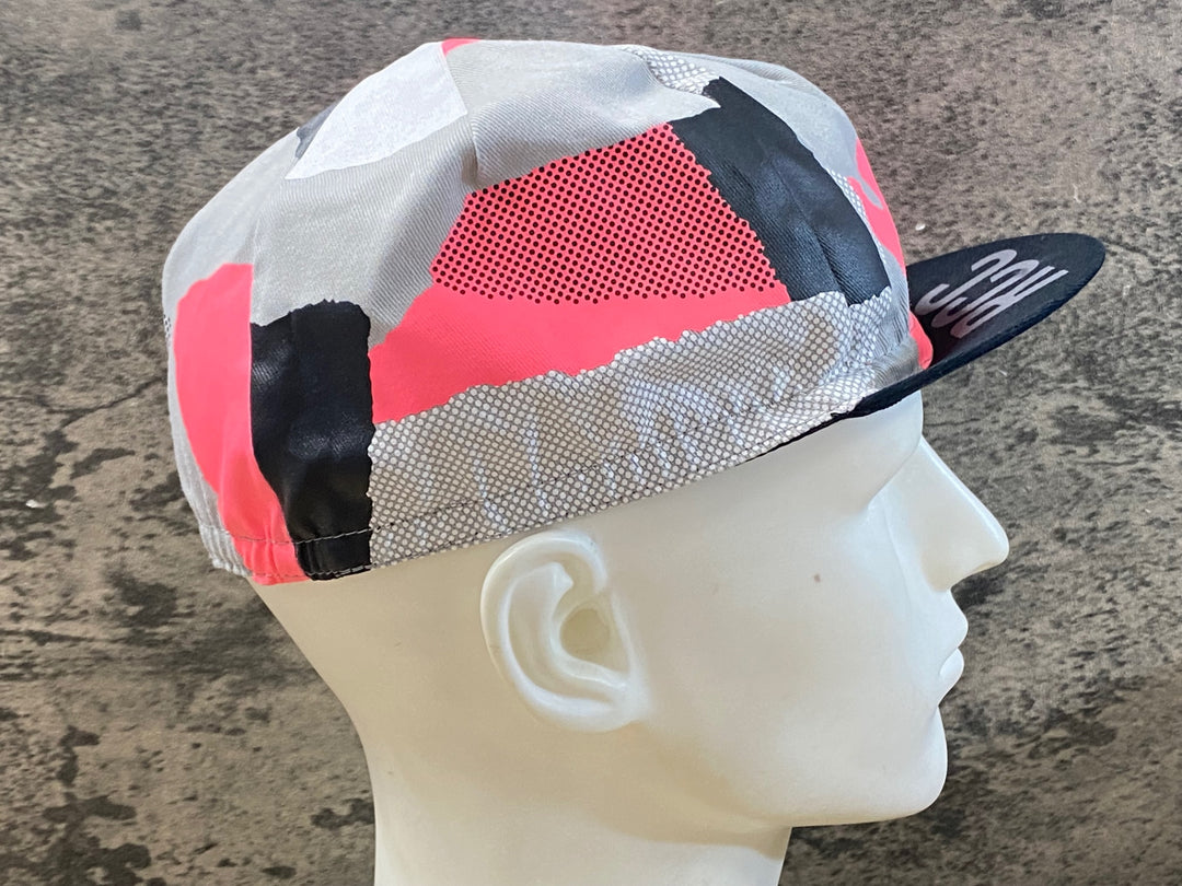 KG232 ラファ Rapha RCC CAP サイクルキャップ グレー ピンク 黒 ONESIZE