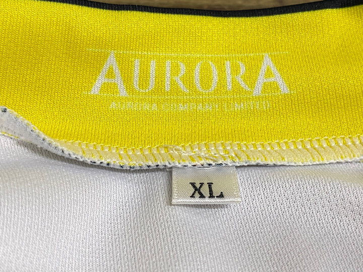 KG888 アウローラ AURORA 半袖 サイクルジャージ 白 黄 XL ラブライブ! サンシャイン!! 国木田花丸 2nd Ver.