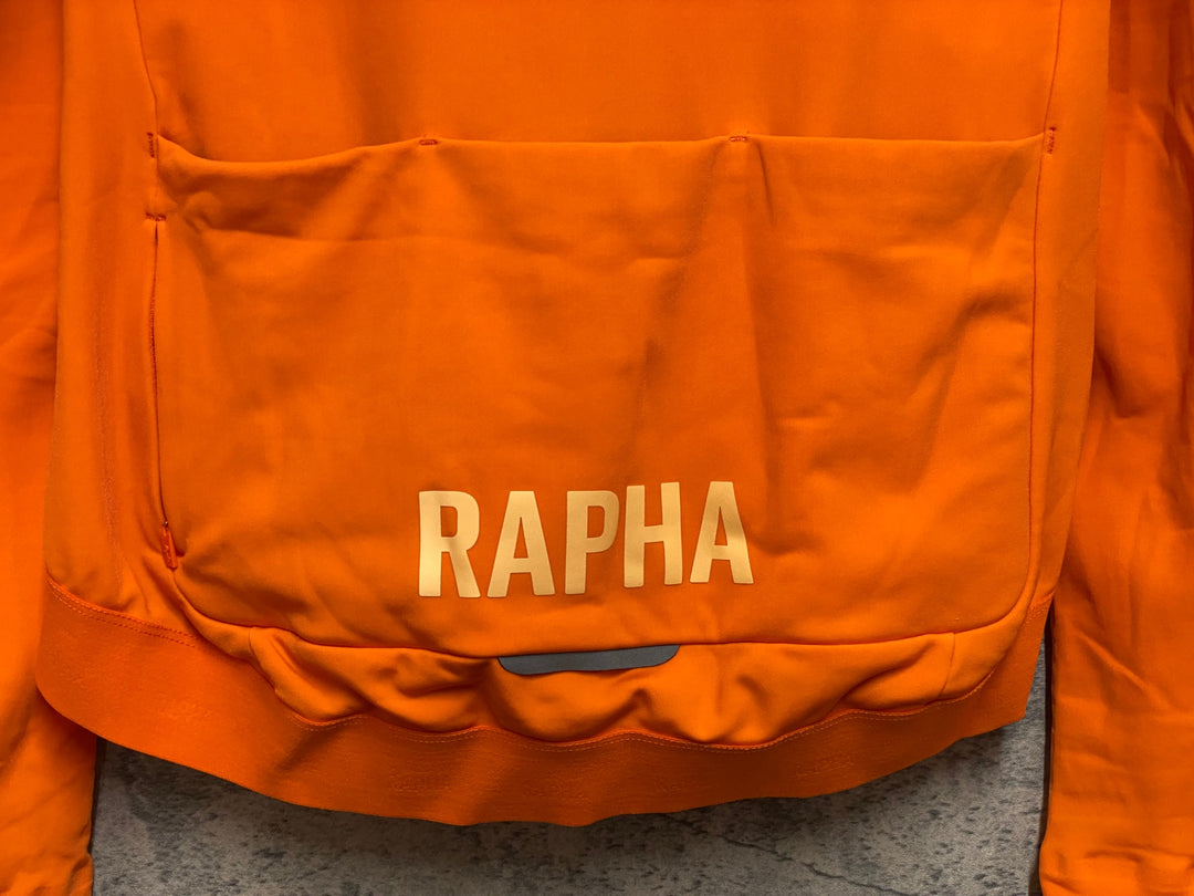 JP299 ラファ Rapha WOMEN'S PRO TEAM WINTER JACKET 長袖 サイクルジャケットオレンジ M 裏起毛 レディース