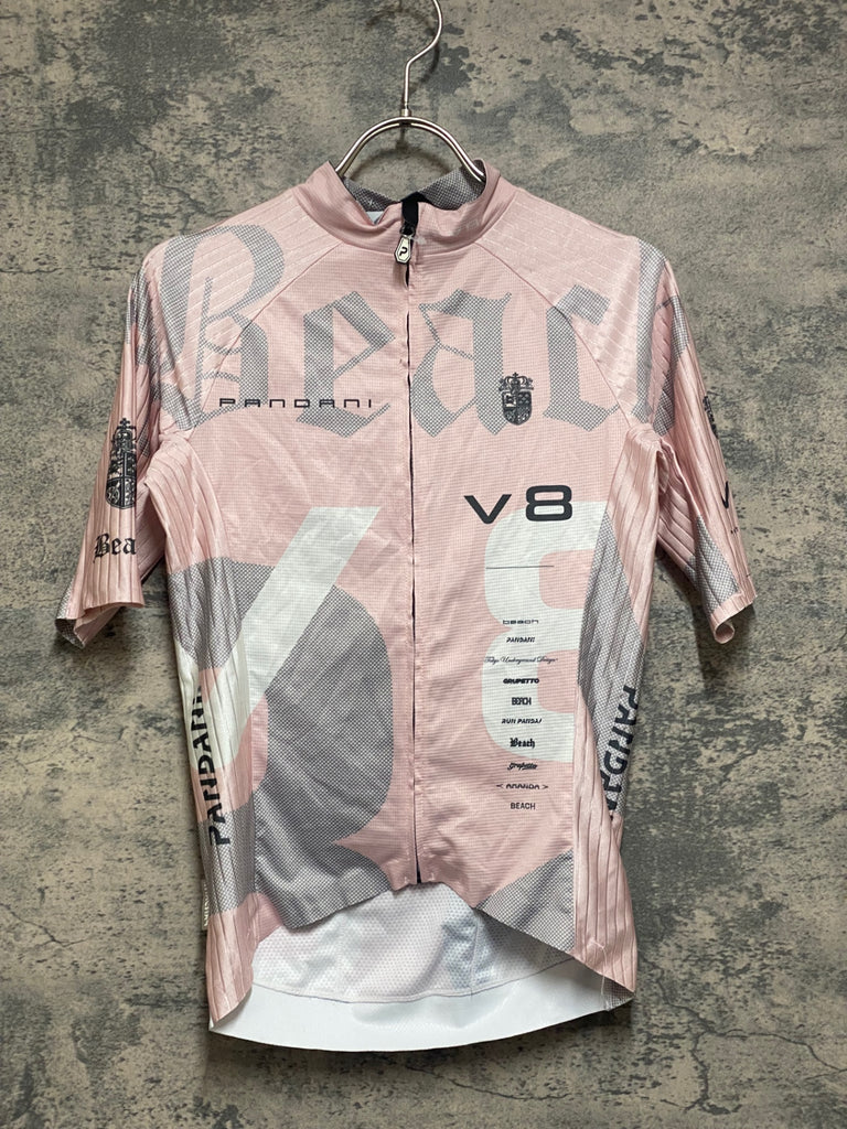 JR208 パンダーニ pandani 半袖 サイクルジャージ ピンク S エアロ