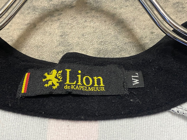 KA883 リオンドカペルミュール Lion de KAPELMUUR 長袖 サイクルジャージ 裏起毛 WL 黒オレンジ やや生地傷み