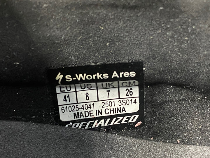 KP103 スペシャライズド SPECIALIZED S-WORKS Ares ビンディングシューズ 黒 EU41