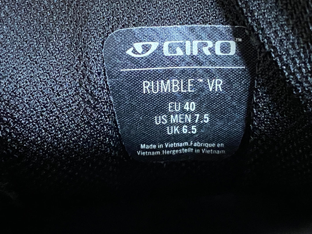 JJ544 ジロ GIRO RUMBLE VR ビンディングシューズ 黒 EU40 SPD