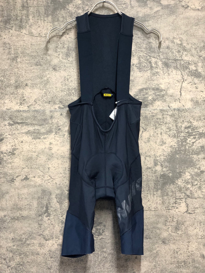 KK036 マヴィック MAVIC ビブショーツ 紺 S 裏起毛