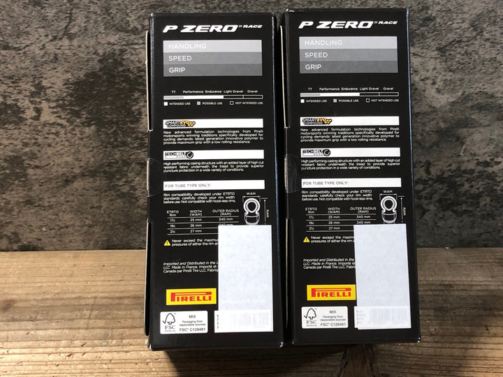 KF140 ピレリ PIRELLI P ZERO RACE タイヤ 700x26C クリンチャー 2本セット 未使用