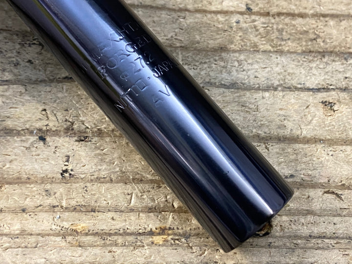 JV806 シムワークス ニットー 日東 SIM WORKS by NITTO BEATNIK アルミ シートポスト Φ27.2 300mm 黒