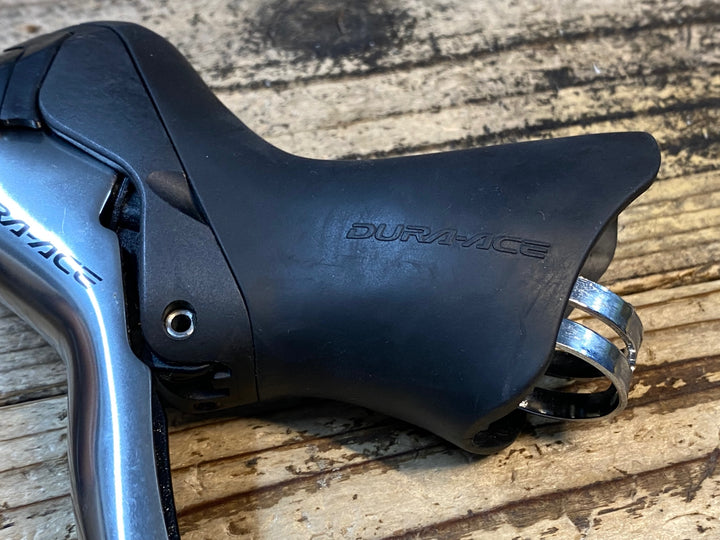 JO751 シマノ SHIMANO デュラエース DURA-ACE ST-7801 STIレバー 10S 左右セット ※変速滑り ジャンク