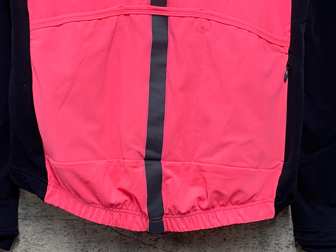 JX002 ラファ Rapha SOUPLESSE JACKET 長袖 サイクルジャケット 黒 S 裏起毛 レディース