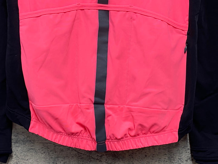 JX002 ラファ Rapha SOUPLESSE JACKET 長袖 サイクルジャケット 黒 S 裏起毛 レディース