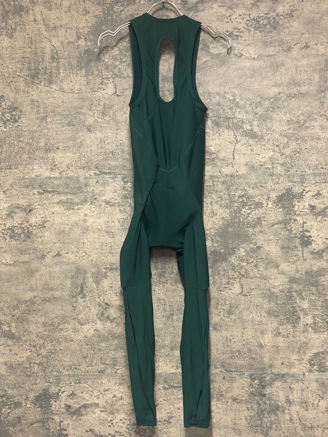 KE380 カフェドシクリステ CAFE DU CYCLISTE MARIE MEN ビブタイツ  XS 緑 裏起毛