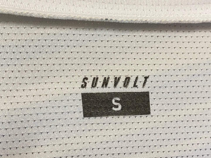 KH737 サンボルト SUNVOLT 半袖 ワンピース 青白 S