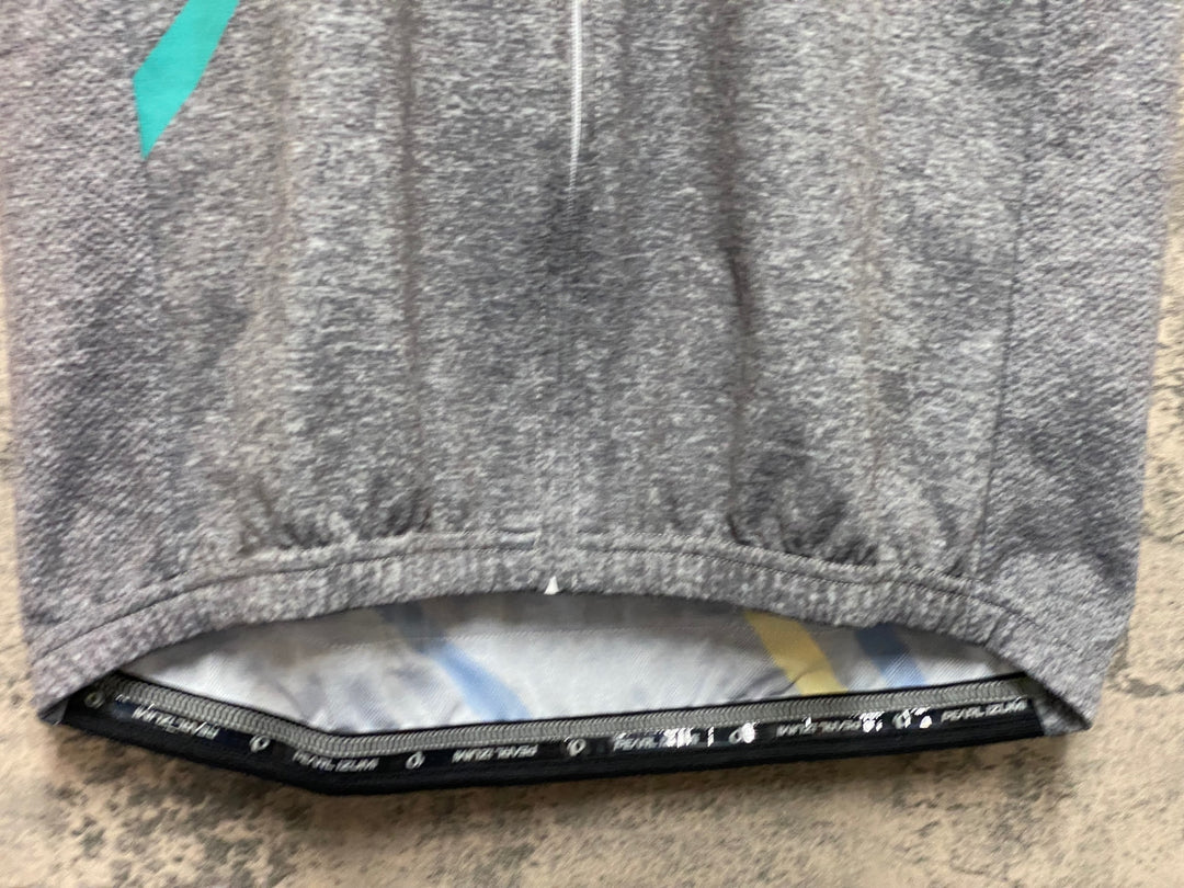 JP542 パールイズミ PEARL iZUMi 半袖 サイクルジャージ 白 グレー XL